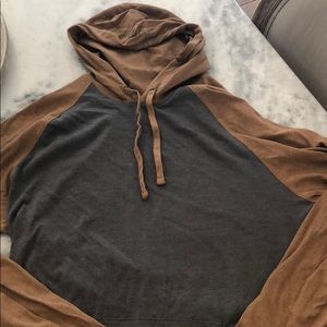 Long sleeve t shirt with hood